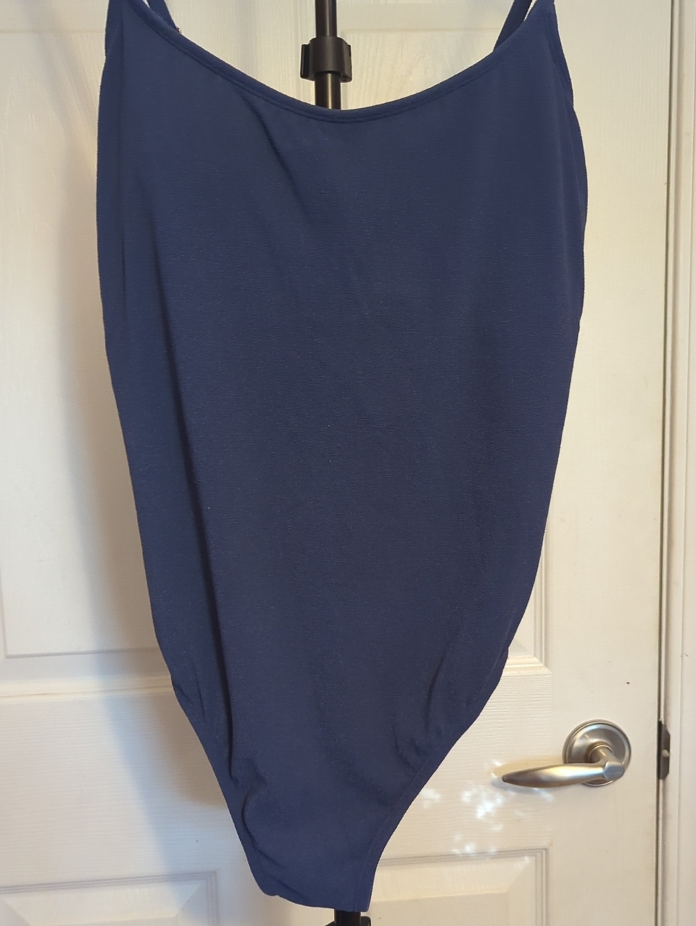 Women's Time and Tru Navy One-Piece Swim Suit
